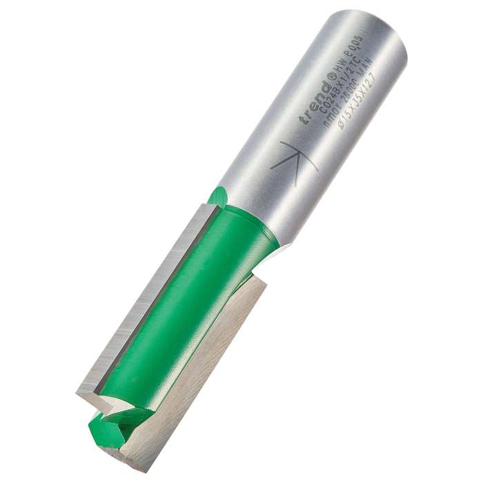 Trend C024BX1/2TC Two Flute Cutter 15mm diameter - 1/2